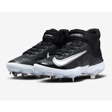 Crampons de Baseball métal Nike Huarache Elite 4 Mid Noir