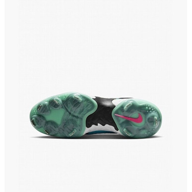 Crampons de Baseball métal Nike Alpha Huarache Elite 4 low "Black Teal Pink"