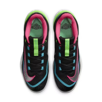 Crampones de beisbol Nike Alpha Huarache Elite 4 low Metal "Black Teal Pink"