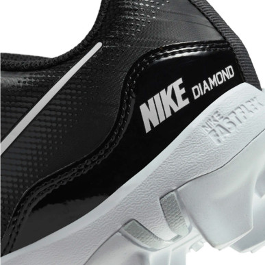 Men's Nike Alpha Huarache 4 Keystone Cleats Molded Black