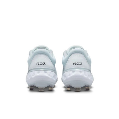 Crampons de Baseball métal Nike Alpha Huarache Elite 4 low Blanc