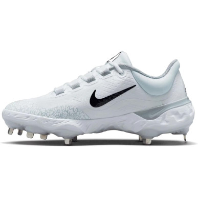 Crampons de Baseball métal Nike Alpha Huarache Elite 4 low Blanc