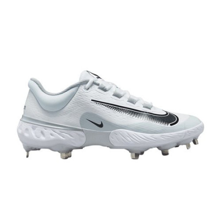 Crampones de beisbol Nike Alpha Huarache Elite 4 low Metal Blanco