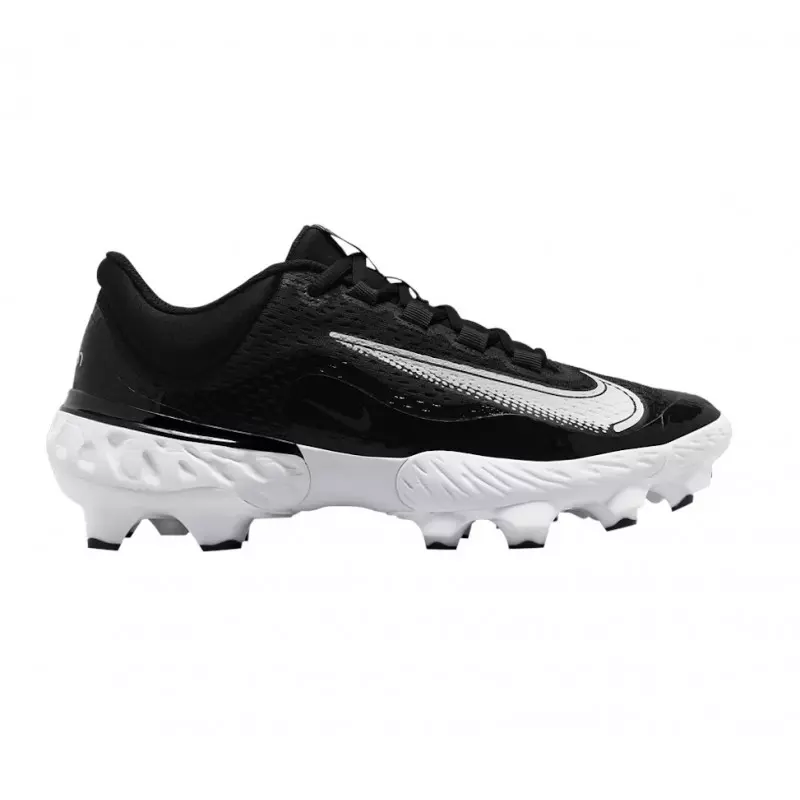 Crampons de Baseball moulés Nike Alpha Huarache 4 Elite Low MCS Noir