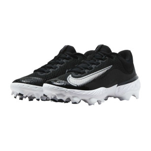 Crampones de beisbol Nike Alpha Huarache 4 Elite Low MCS Negro