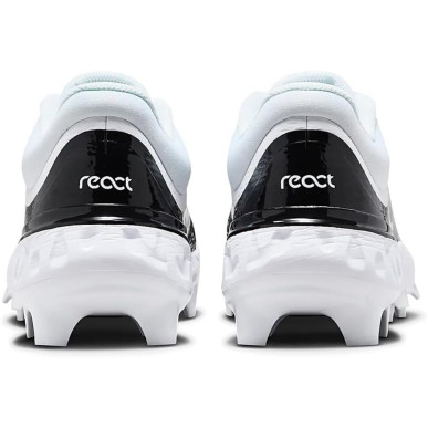 Crampones de beisbol Nike Alpha Huarache 4 Elite Low MCS Blanco