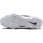 Men's Nike Alpha Huarache 4 Elite Low MCS Baseball Molded cleats white