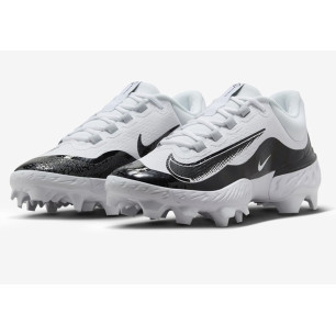 Crampones de beisbol Nike Alpha Huarache 4 Elite Low MCS Blanco