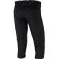 Pantalone de beisbol 3/4 Nike Vapor Select Baseball negro para hombre
