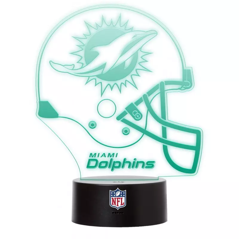 Lámpara casco NFL Miami Dolphins Led Light