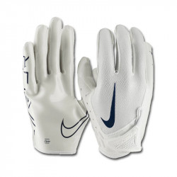 Gants de football américain Nike vapor Jet 7.0 Blanc/Navy pour receveur