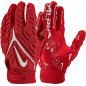 Guantes de futbol Americano Nike Superbad 6.0 Rojo