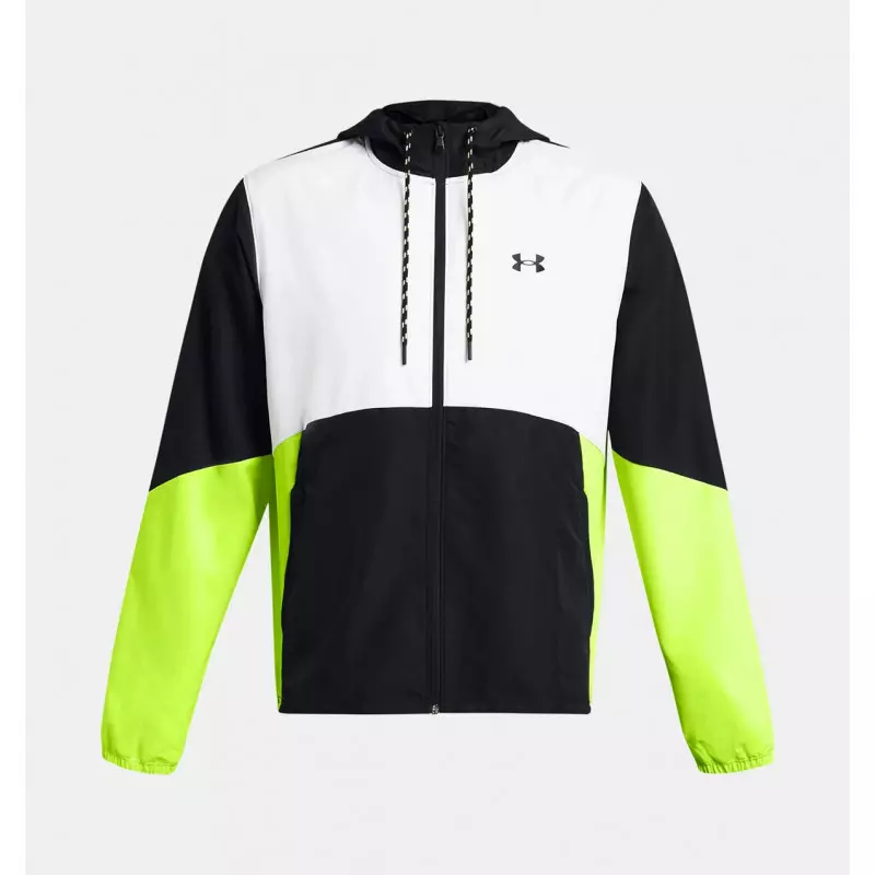 Cortavientos Zip Under armour Icon Legacy Negro Gld