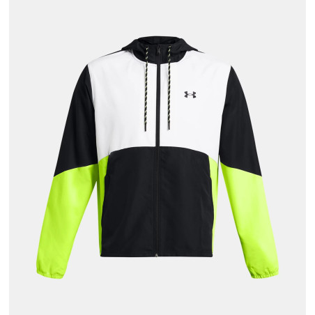 Cortavientos Zip Under armour Icon Legacy Negro Gld