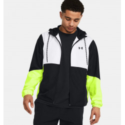 Cortavientos Zip Under armour Icon Legacy Negro Gld