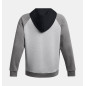 Veste zippé Under armour Rival Fleece Color gris