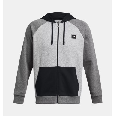 Veste zippé Under armour Rival Fleece Color gris