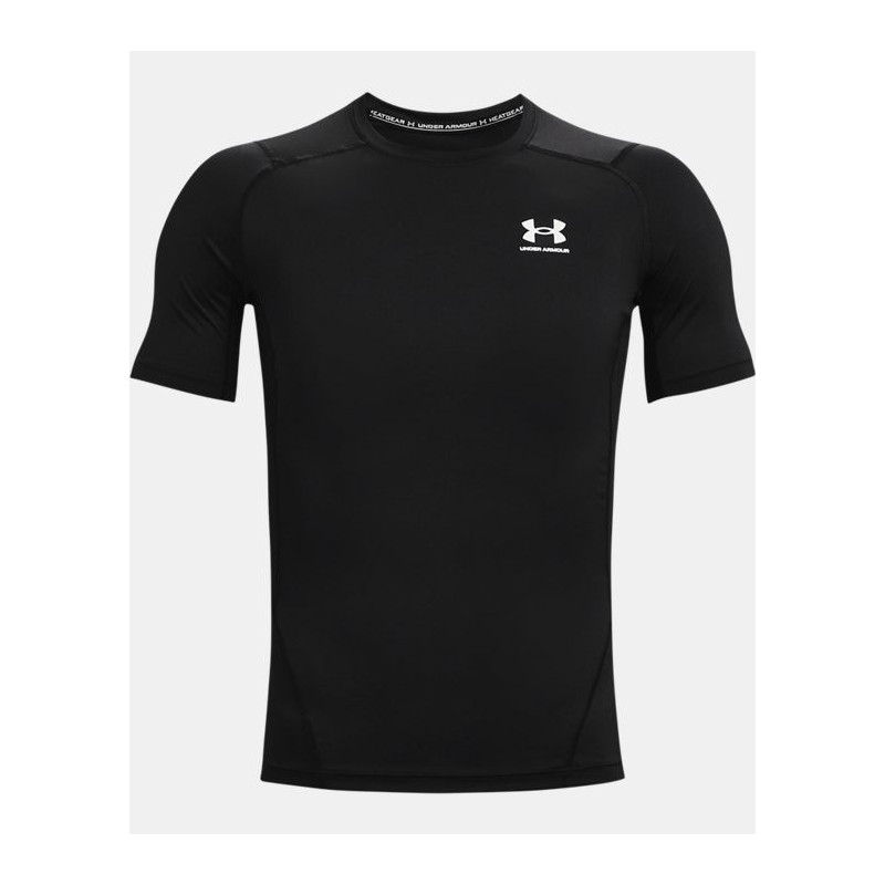 T-shirt de compression à manche courte Under Armour HeatGear Noir pour Enfant