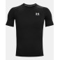 T-shirt de compression mangas cortas Under Armour Heatgear negro para nino
