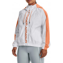 Coupe vent Under armour Rush Woven pour Femme Blanc