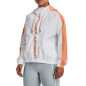 Women's Under armour Rush Woven Windbreaker White