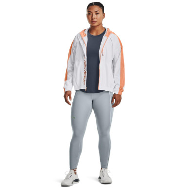 Women's Under armour Rush Woven Windbreaker White