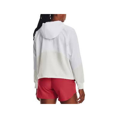 Women's Under armour Woven Full zip Windbreaker White