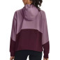 Coupe vent Under armour Woven Full zip pour Femme gris