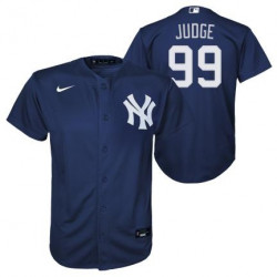 Camiseta de beisbol MLB Aaron Judge New-York Yankees Nike Replica Home azul para nino