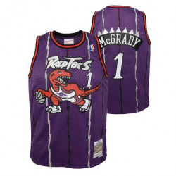 Maillot NBA Tracy Mcgrady Toronto Raptors 1998 Mitchell & Ness Hardwood Classic Violet Pour enfant