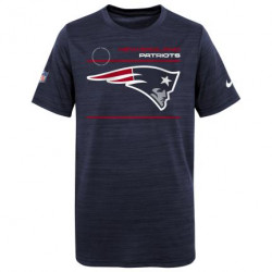 T-shirt NFL New England Patriots Nike Legend Bleu marine pour Junior