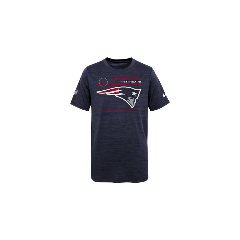 T-shirt NFL New England Patriots Nike Legend Bleu marine pour Junior