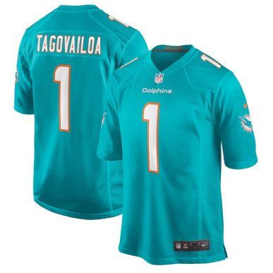 Kids' Nike Game Team Jersey NFL Tua Tagovailoa Miami Dolphins Blue