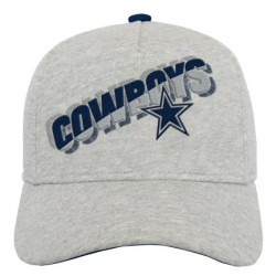 Gorra NFL Dallas Cowboys Outerstuff Graphic gris para nino