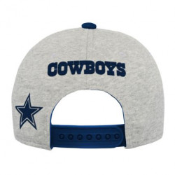 Gorra NFL Dallas Cowboys Outerstuff Graphic gris para nino