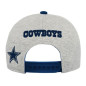 Casquette NFL Dallas Cowboys Outerstuff Graphic Gris pour Junior