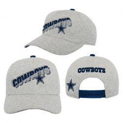 Gorra NFL Dallas Cowboys Outerstuff Graphic gris para nino