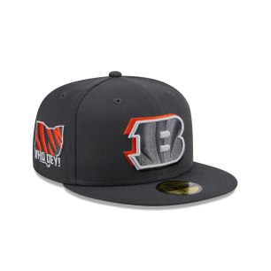 New Era Draft 24 59Fifty hat NFL Cincinnati Bengals Grey