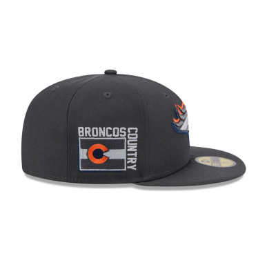 Casquette NFL Denver Broncos New Era Draft 24 59Fifty Gris