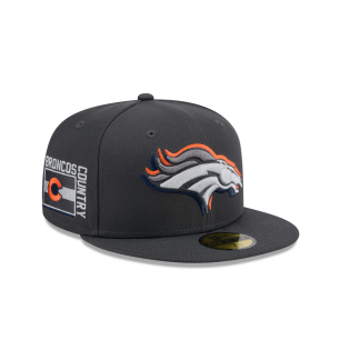 New Era Draft 24 59Fifty hat NFL Denver Broncos Grey