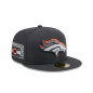 Casquette NFL Denver Broncos New Era Draft 24 59Fifty Gris