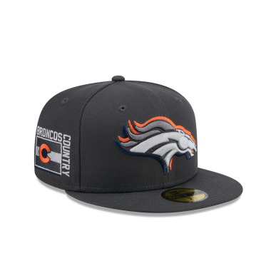 Casquette NFL Denver Broncos New Era Draft 24 59Fifty Gris