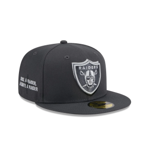 New Era Draft 24 59Fifty hat NFL Las Vegas Raiders Grey