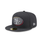 New Era Draft 24 59Fifty hat NFL San Francisco 49ers Grey