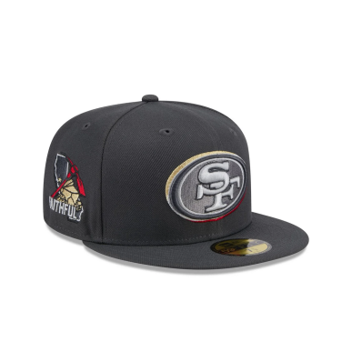 Casquette NFL San Francisco 49ers New Era Draft 24 59Fifty Gris