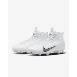 Crampons de Football Américain Nike Huarache 9 Elite Mid Lax Blancs