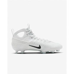 Crampons de Football Américain Nike Huarache 9 Elite Mid Lax Blancs