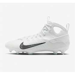 Crampons de Football Américain Nike Huarache 9 Elite Mid Lax Blancs