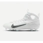 Crampons de Football Americain moulés Nike Huarache 9 Elite Mid Lax white