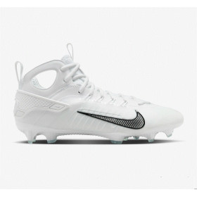 Crampons de Football Americain moulés Nike Huarache 9 Elite Mid Lax white